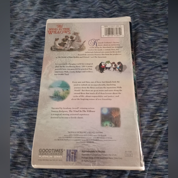 NEW The Wind In The Willows (VHS, 1996, Clamshell Case) Animated Classic - Picture 2 of 6